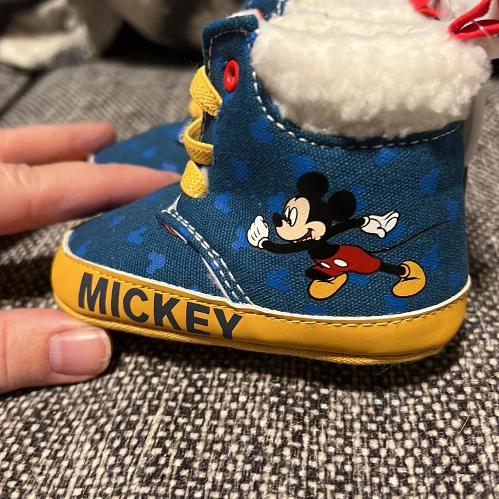 NWT Disney Baby Fleece Lined Shoes